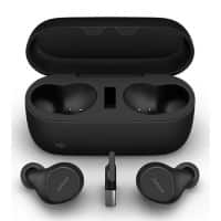 Jabra Evolve2 Wireless Headset Earbud Bluetooth Noise Cancelling with Microphone Stereo Black