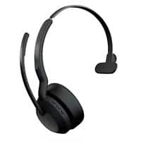 Jabra Evolve2 55 MS Wireless Mono Headset Over-the-head USB, Bluetooth Microphone Black