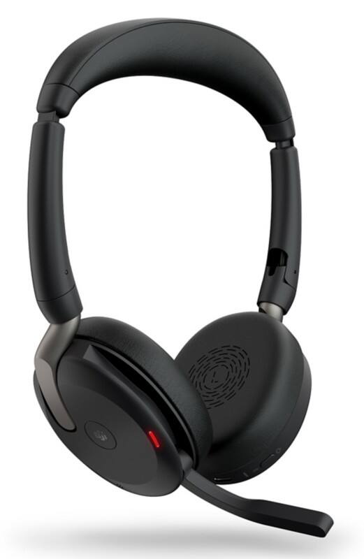 Jabra Evolve2 65 Flex MS Wireless Headset Over-the-head USB, Bluetooth With Bluetooth Active Noise Cancelling With Microphone Stereo Black