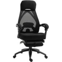Vinsetto 1 Seat Chair Black Polyester 680 x 640 x 1,230 mm