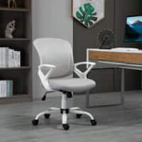Vinsetto 1 Seat Chair Grey Polyester 610 x 610 x 990 mm