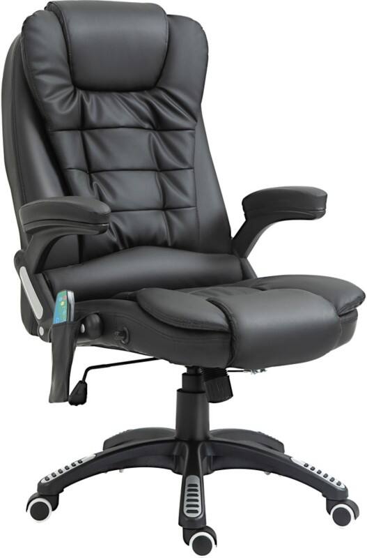 HOMCOM Massage Chair Black 5056602912901 680 x 740 x 1,210 mm