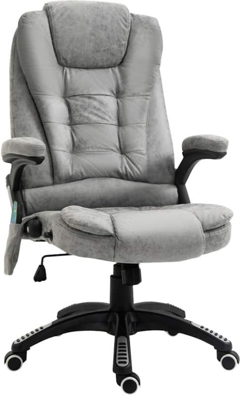 Vinsetto Chair Height-Adjustable Armrest Grey 120 kg 5056602919412 670 x 740 x 1,160 mm