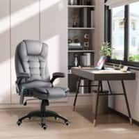 Vinsetto Chair Height-Adjustable Armrest Grey 120 kg 5056602919498 670 x 740 x 1,160 mm