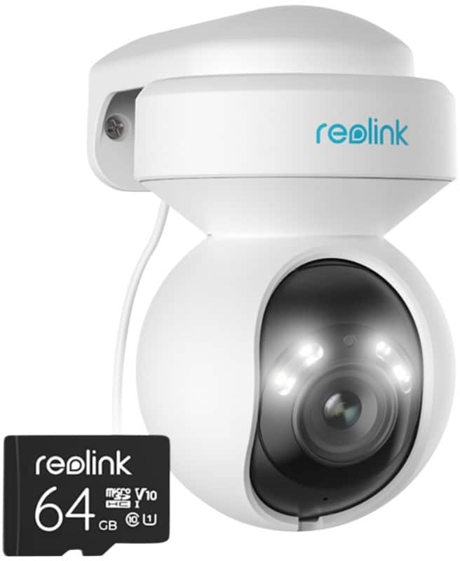 Reolink 2K+ Auto PTZ WiFi 3x Zoom AI Camera +64GB