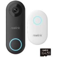 Reolink 2K+ WiFi Smart AI Doorbell & Chime + 64GB