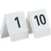 Securit Table Numbers 1-10 White 5.2 x 4.5 x 5.2 cm Pack of 10