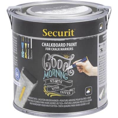 Securit Chalkboard Paint 7.5 (W) x 7.5 (D) x 7.5 (H) cm Black