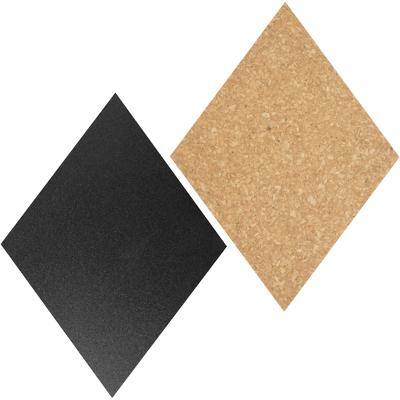 Securit Chalkboard Set Diamond Black, Brown 22.4 x 33.2 cm