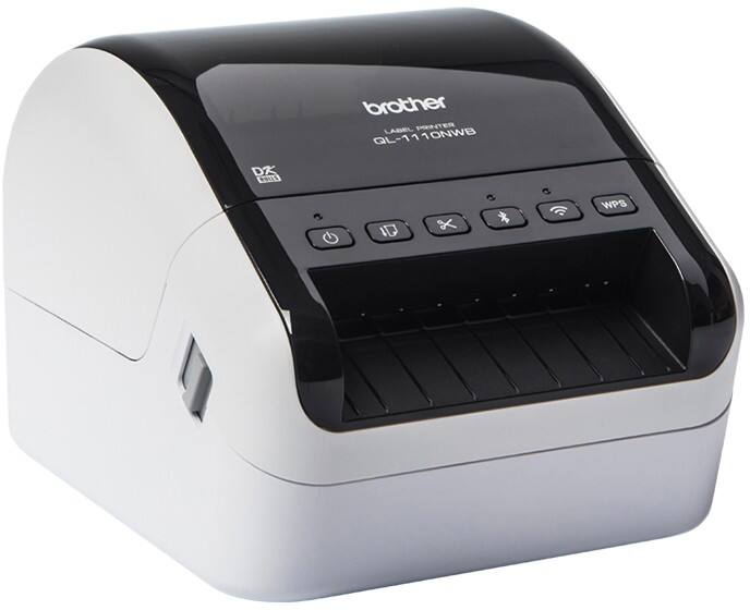 Brother Label Printer QL1110NWBC Label Printer Black/White