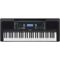 Yamaha Keyboard PSRE373RML LCD C2 to C7 Black