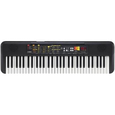 Yamaha Keyboard PSR-F52 LCD C2 to C7 Black Set