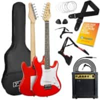 3rd Avenue Acoustic Guitar Red Set