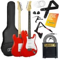 3rd Avenue Electric Guitar Red 4/4 Size Set