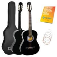 3rd Avenue Classical Guitar Black 3/4 Size