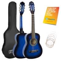 3rd Avenue Cassical Guitar Blueburst 1/4 Size Set