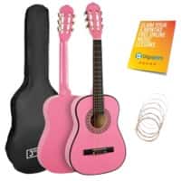 3rd Avenue Classical Guitar Pink 1/2 Size Set