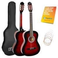 3rd Avenue Classical Guitar Full Size Redburst Set