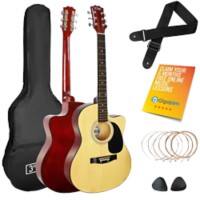 3rd Avenue Acoustic Guitar Cutaway Natural Set