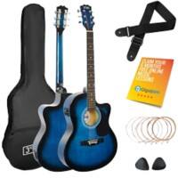 3rd Avenue Electro-Acoustic Guitar Blueburst Set