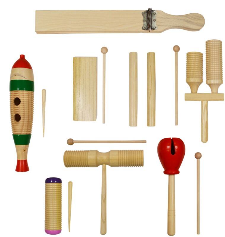A-Star Percussion Set AP0034 Multicolour Wooden Sounds