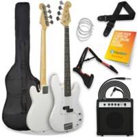 3rd Avenue Bass Guitar Set White