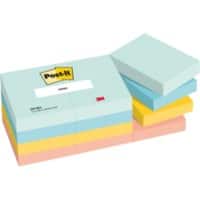 Post-it Sticky Notes 51 x 38 mm 653MTDR Assorted 100 Sheets Pack of 2