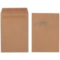 Viking Envelopes Window C4 324 (W) x 229 (H) mm Self Seal Brown 90 gsm Pack of 250