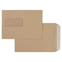 Viking Envelopes Window C5 229 (W) x 162 (H) mm Peel and Seal Brown 90 gsm Pack of 500