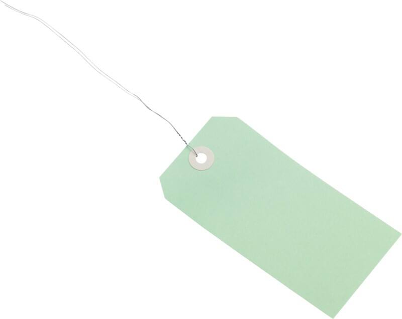 RAJA Tags Paper Green 6.3 x 12.5 cm Pack of 1000