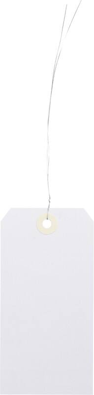 RAJA Tags Paper White 6.3 x 12.5 cm Recycled 50% Pack of 1000