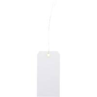 RAJA Tags Paper White 6.3 x 12.5 cm Recycled 50% Pack of 1000