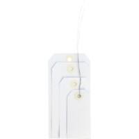 RAJA Tags Paper White 3.8 x 8 cm Recycled 50% Pack of 1000