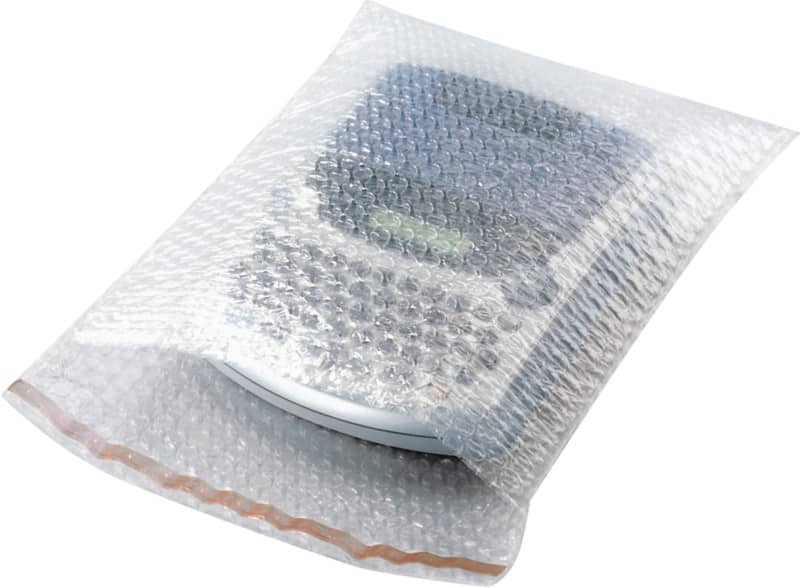 Raja Mailing Bubble Bag PE (Polyethylene) 150 mm (W) x 0.25 m (L) Transparent Pack of 300