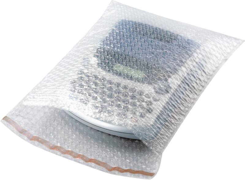 RAJA Mailing Bubble Bag PE (Polyethylene) 100 (W) mm Transparent Pack of 750
