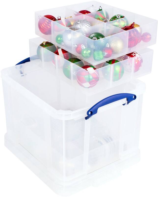 Really Useful Box PP (Polypropylene) Storage Box 35 L Transparent 39 x 48 x 31 cm