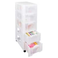 Really Useful Box Storage Box ST5X12CCB 5X12 L Transparent PP (Polypropylene) 30 x 42 x 100.5 cm