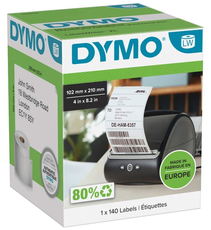 DYMO Address Labels LabelWriter 2166659 Authentic White