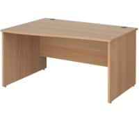 Dams International Wave Desk MP14WLB 1,400 x 725 x 800 - 990 mm