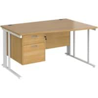 Dams International Wave Desk MCM14WRP2WHO 1,400 x 725 x 800 - 990 mm