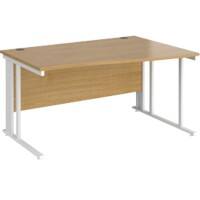 Dams International Wave Desk MCM14WRWHO 1,400 x 725 x 800 - 990 mm