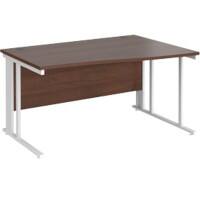 Dams International Wave Desk MCM14WRWHW 1,400 x 725 x 800 - 990 mm