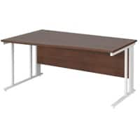 Dams International Wave Desk MCM16WLWHW 1,600 x 725 x 800 - 990 mm