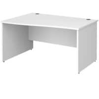 Dams International Wave Desk MP14WLWH 1,400 x 725 x 800 - 990 mm