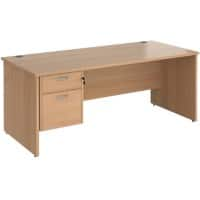 Dams International Maestro 25 Desk Beech Wood 2 Drawers 1,800 x 800 x 725 mm