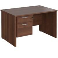 Dams International Maestro 25 Desk Walnut Wood 2 Drawers 1,200 x 800 x 725 mm