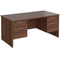 Dams International Maestro 25 Desk Walnut Wood 4 Drawers 1,600 x 800 x 725 mm