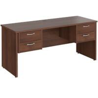 Dams International Maestro 25 Desk Walnut Wood 4 Drawers 1,600 x 600 x 725 mm