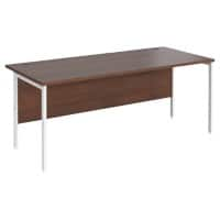 Dams International Maestro 25 Desk Walnut Wood White 1,800 x 800 x 725 mm