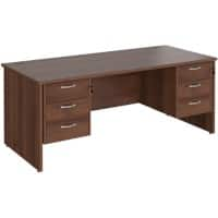 Dams International Maestro 25 Desk Walnut Wood  1,800 x 800 x 725 mm